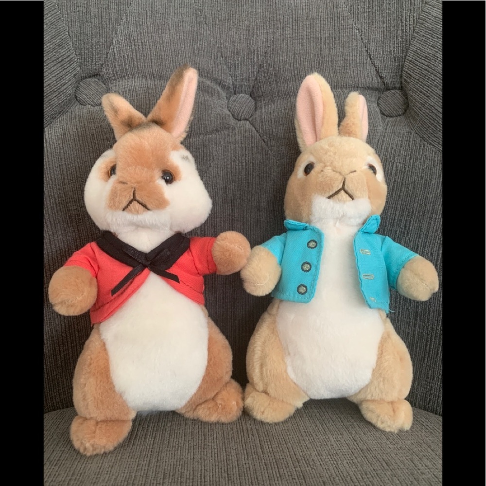 TY Petter Rabbit set of two rabbits